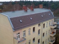 Dachansicht eines Hauses